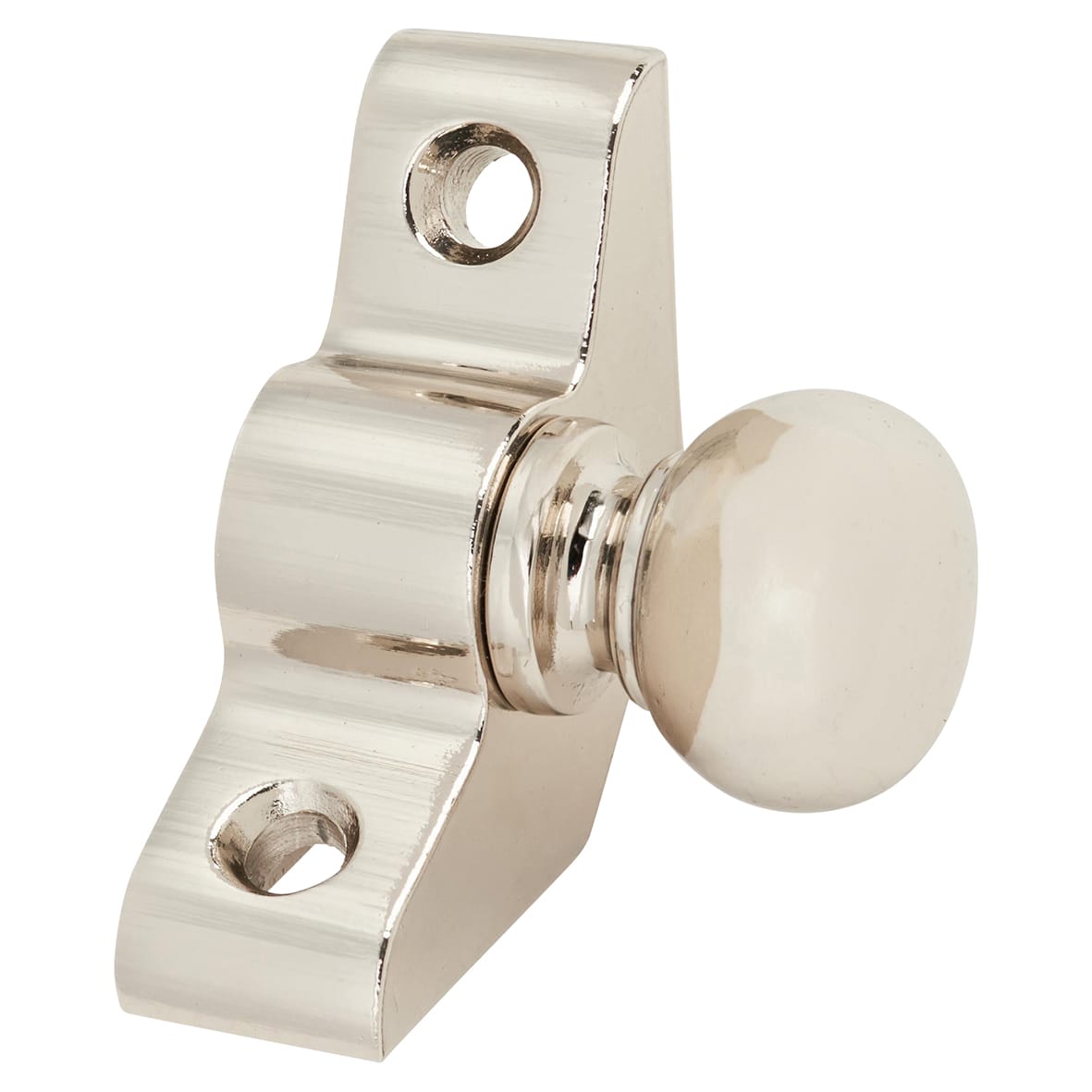 Stair Rod with Round Bulb Finials - 900mm Length - Polished Nickel - view 4
