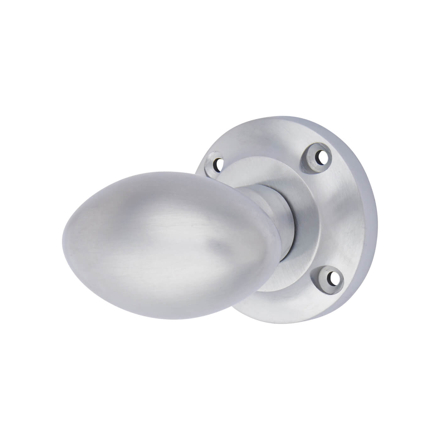 Marcus Satin Chrome Mortice Door Knob - 56mm Rose Diameter - Suffolk Range - view 2