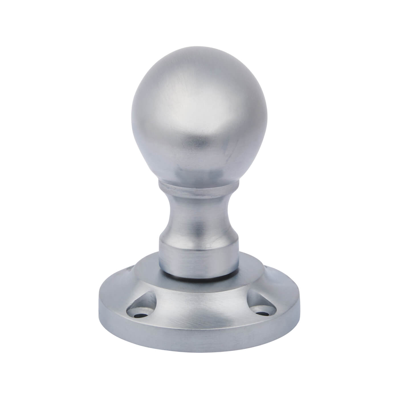 Marcus Satin Chrome Mortice Door Knob - 56mm Rose Diameter - Suffolk Range - view 4