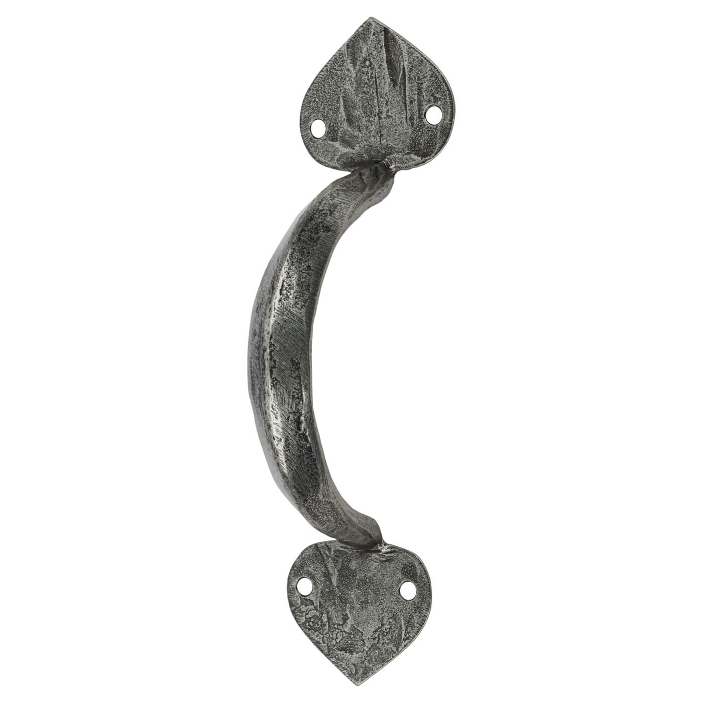 Gothic D-Bar Cabinet Pull Handle - 110mm Centres - Pewter - view 2