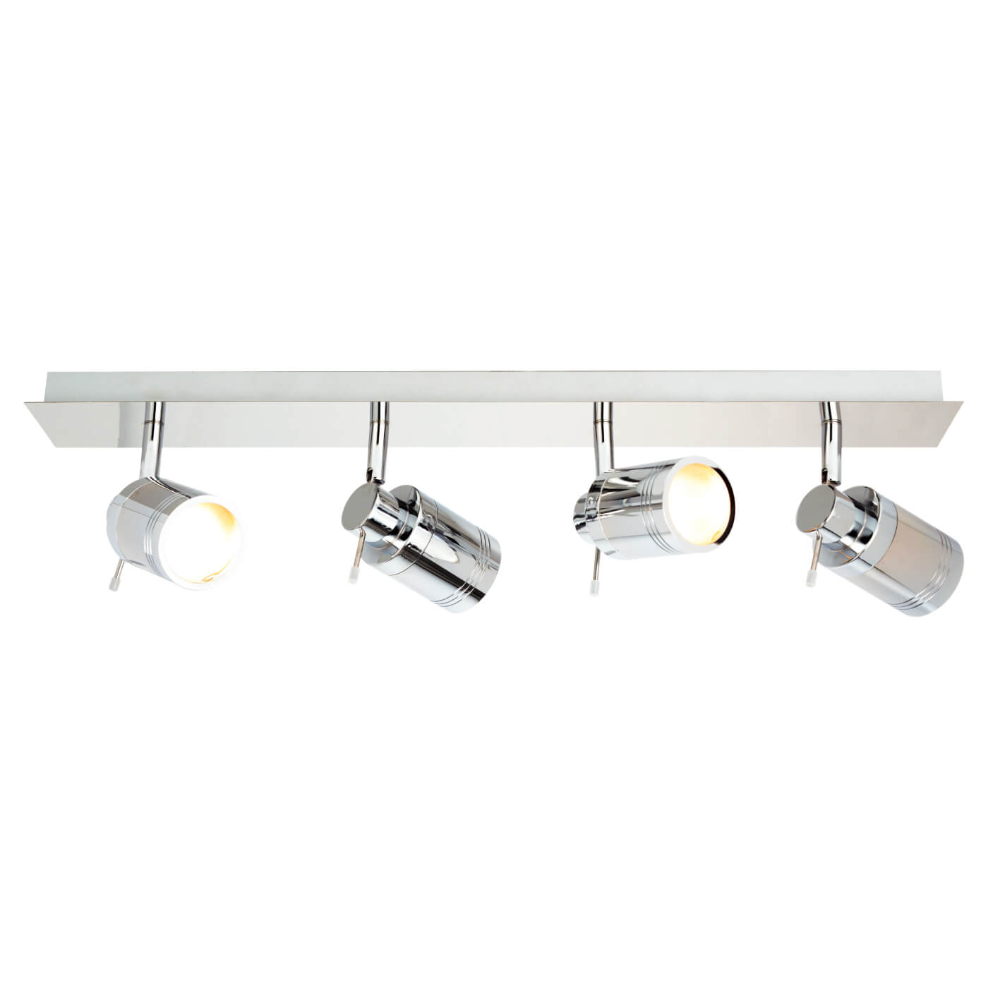 Forum Spa Scorpius 4 Light LED Bathroom Ceiling Spotlight Bar - IP44 - Polished Chrome - view 2