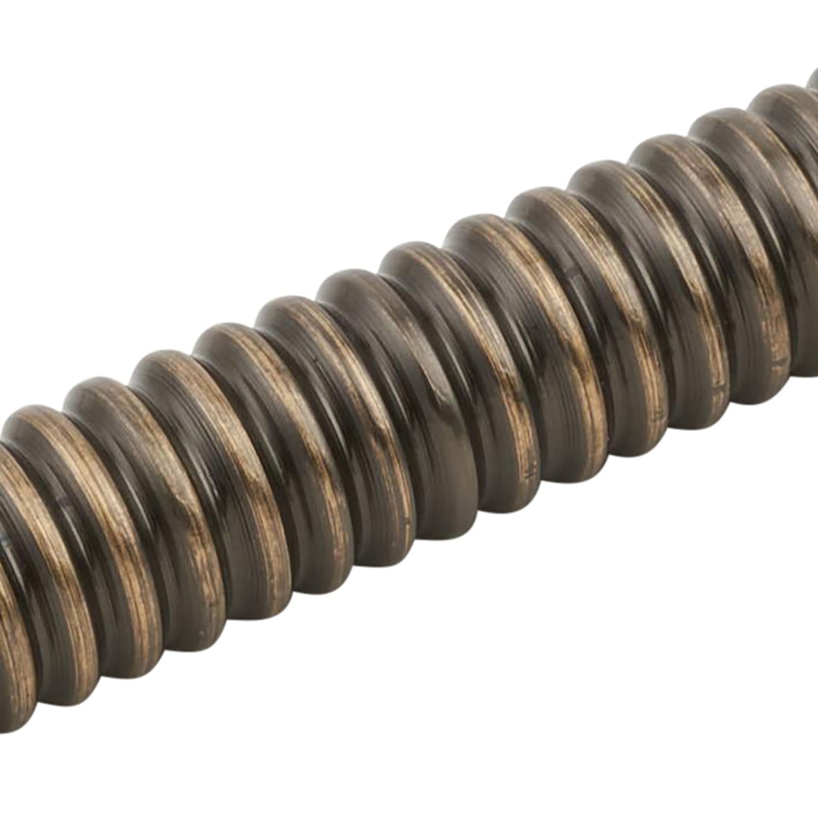 Iris Reeded Casement Window Stay - 12"/300mm Length - Antique Brass - view 4