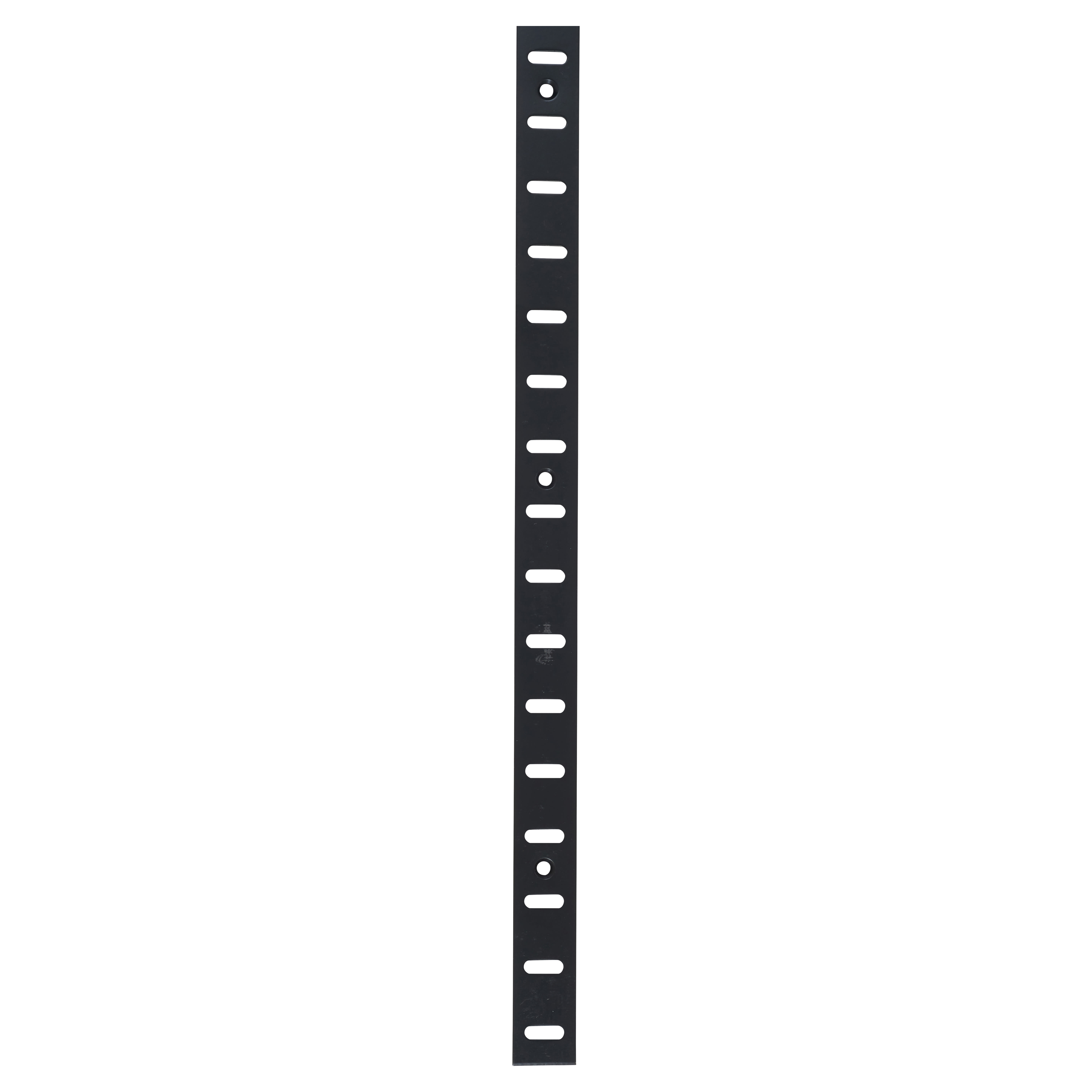 Flat Bookcase Strip - 1829 x 19mm - Black Powder Coated - view 2