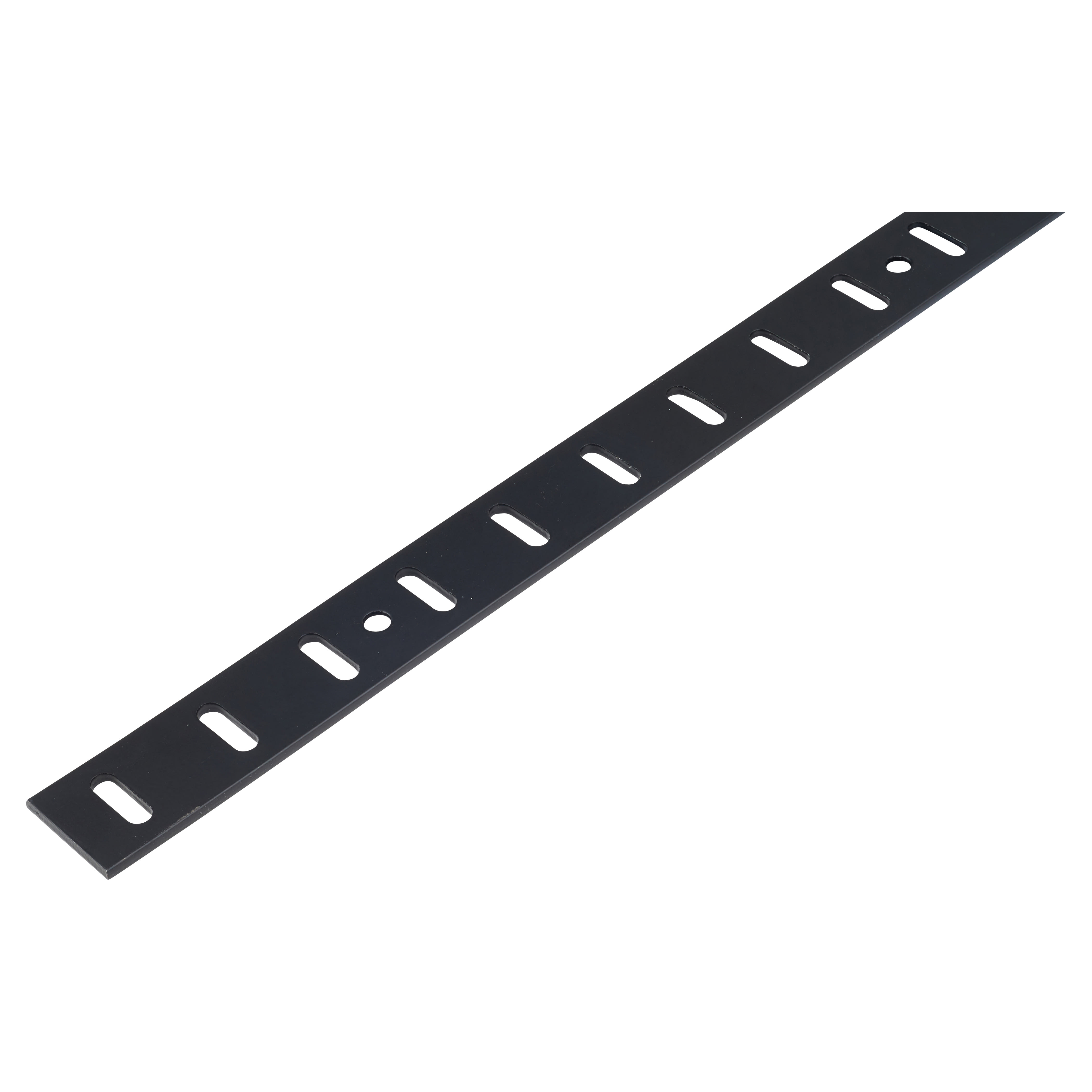 Flat Bookcase Strip - 1829 x 19mm - Black Powder Coated - view 3