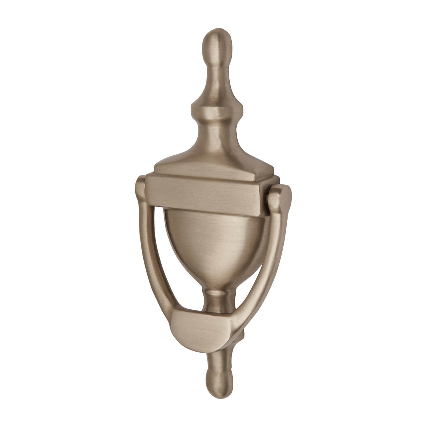 Marcus Urn Door Knocker - Satin Nickel - 152 x 66mm - view 2