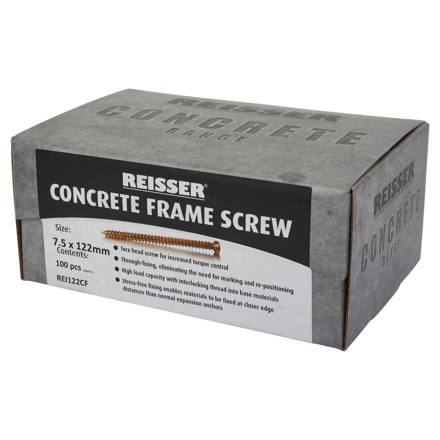 Concrete Frame Screw - 7.5 x 182mm - Pack of 100 - view 4