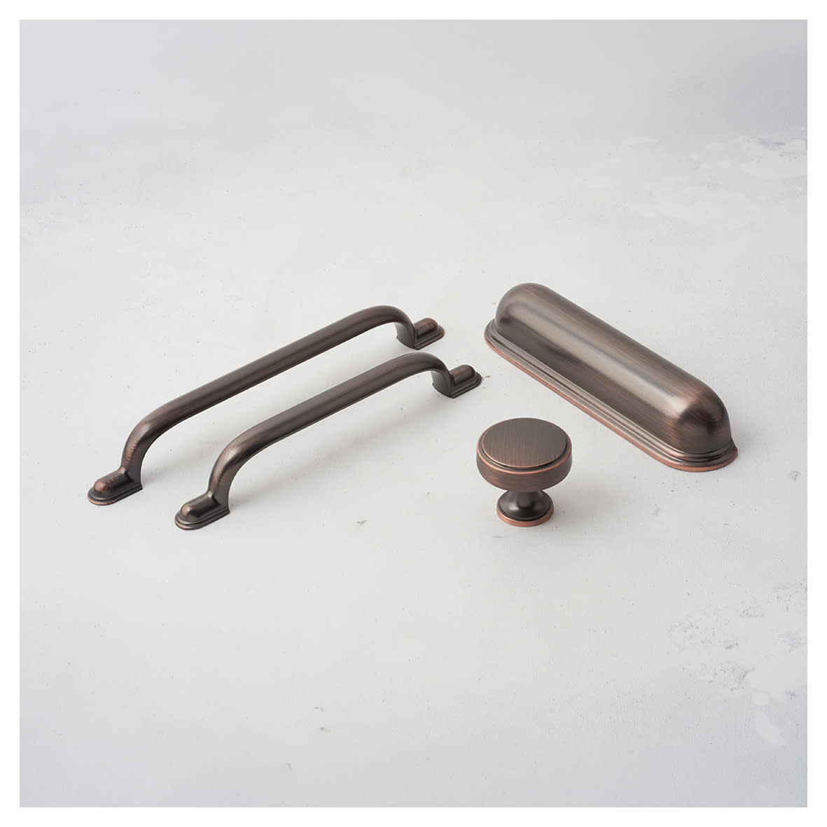 Crofts & Assinder Calgary 16.5mm D-Bar Cabinet Pull Handle - 160mm Centres - American Copper - view 5