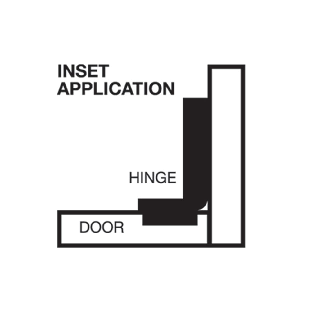 Clip-On Soft Close Cabinet Hinge - 110° - Inset - Zinc Plated - Pair - view 3