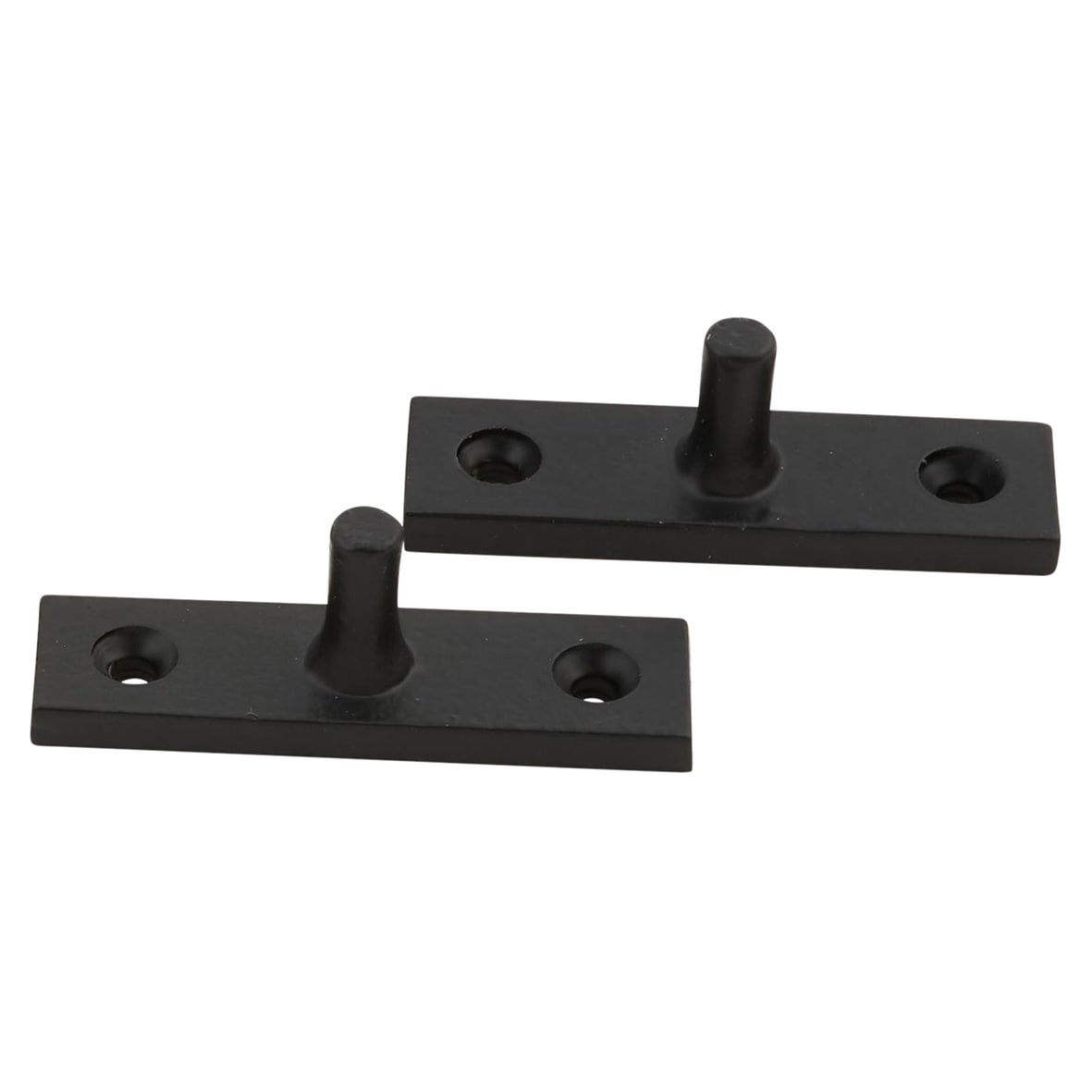 Square Casement Window Stay - 12"/300mm - Smooth Black - view 3