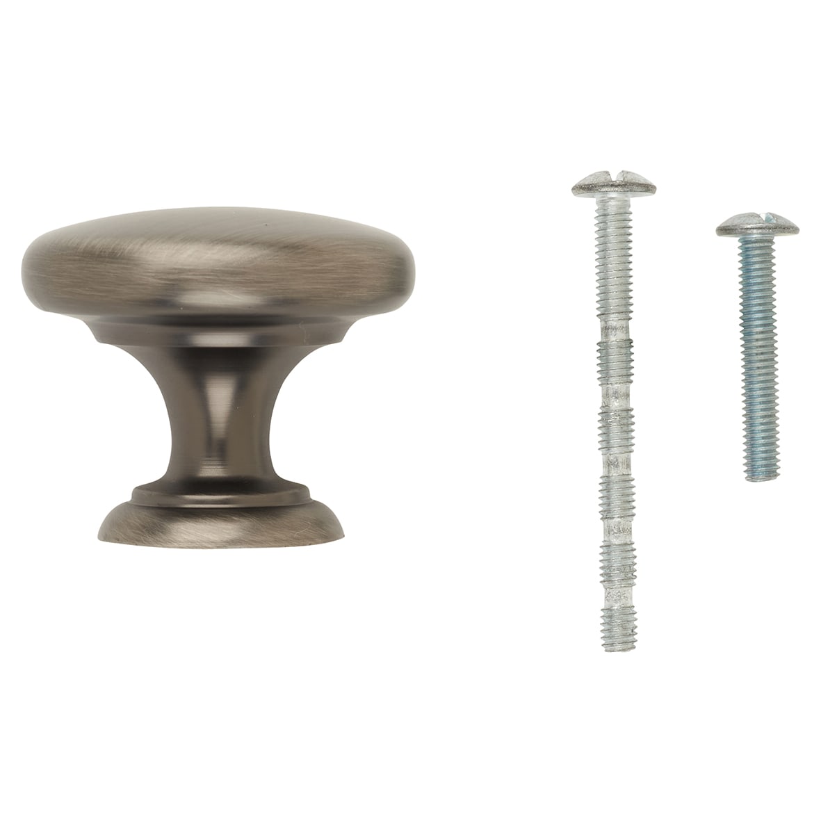Crofts & Assinder Monmouth Round Cabinet Knob - 38mm Diameter - Brushed Iron - view 4