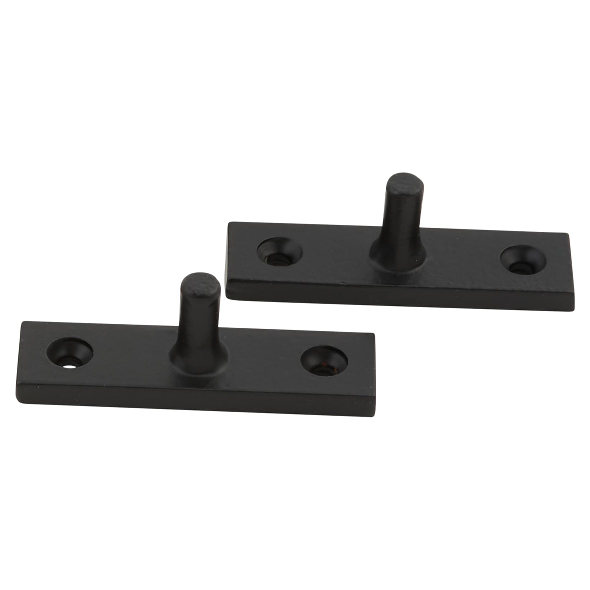 Square Casement Window Stay - 10"/250mm - Smooth Black - view 3