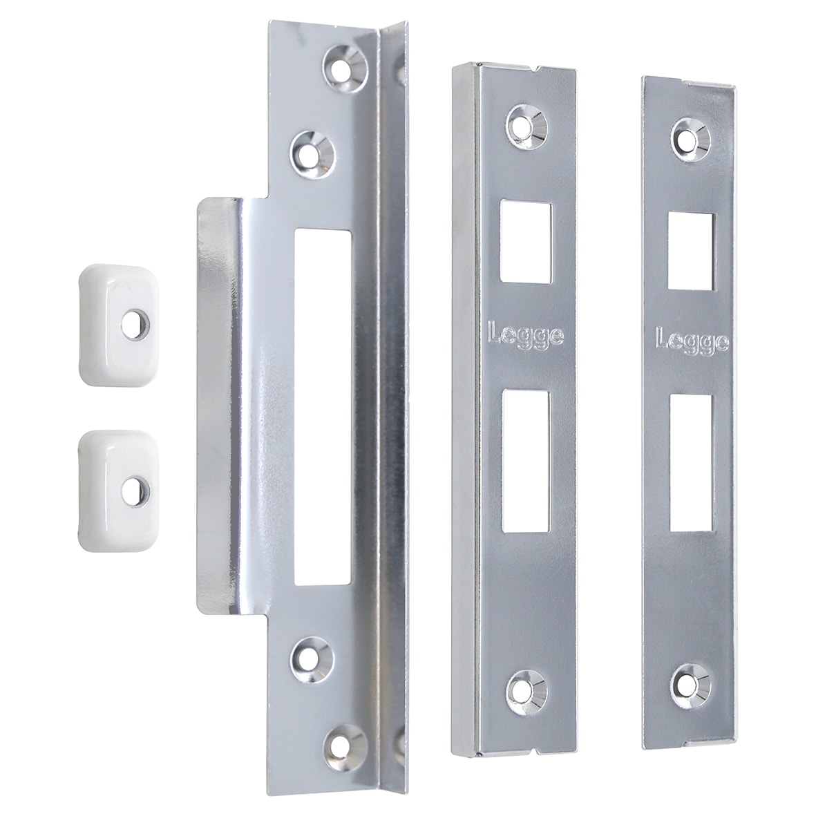 N42SCP/0.5 13mm Rebate Kit to suit Heavy Duty 5 Lever Sashlocks - Polished Chrome - view 2