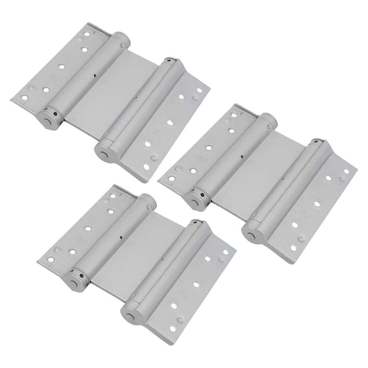 Double Action Self Closing Fire Door Spring Hinge - 150mm Length - FD30 - Silver - Pack of 3 - view 2