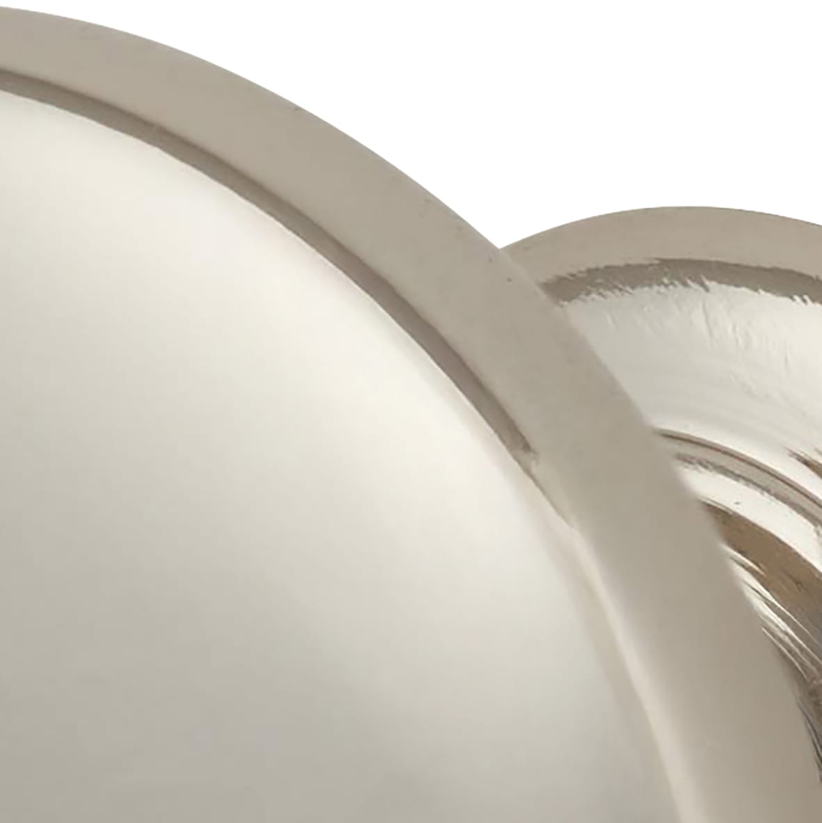 Crofts & Assinder Monmouth Round Cabinet Knob - 32mm Diameter - Polished Nickel - view 5