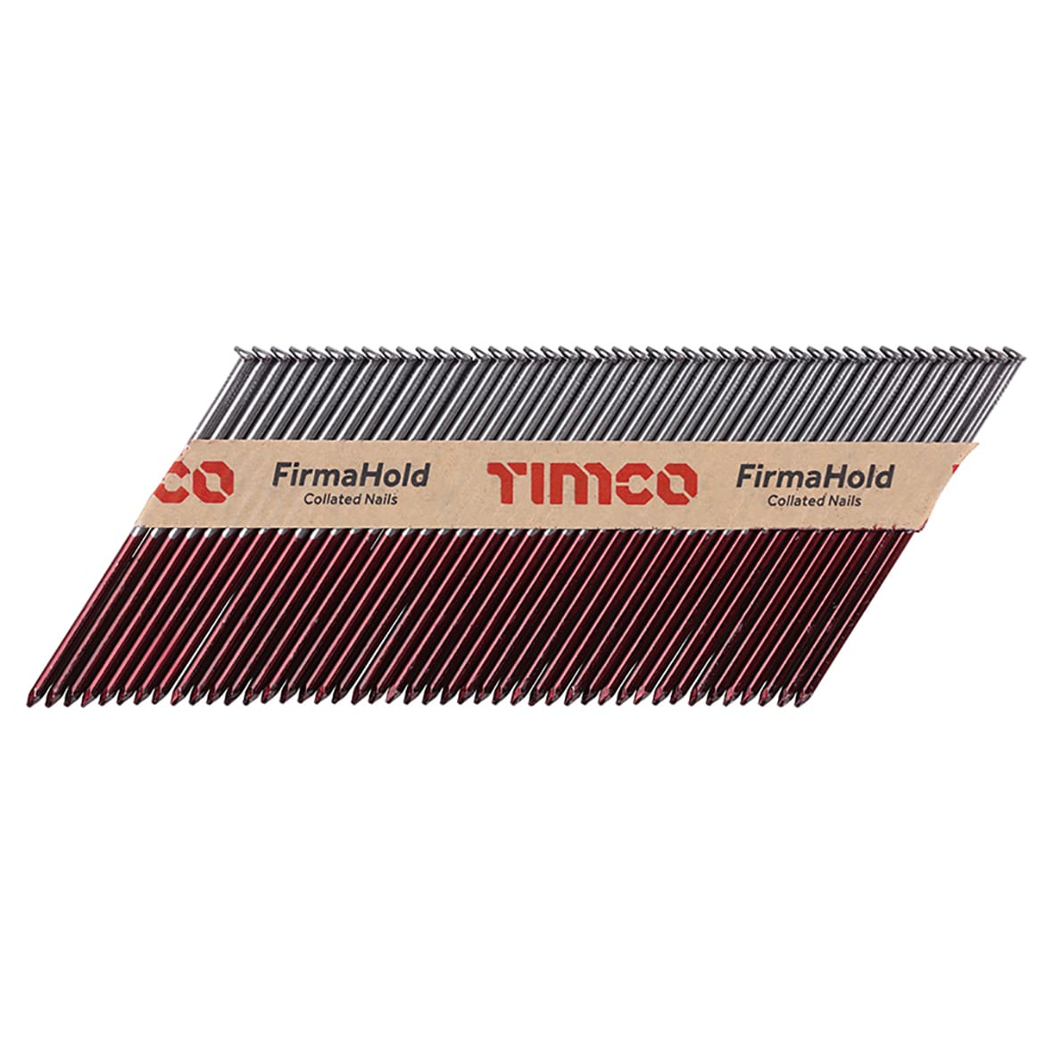 FirmaHold First Fix Nail - Plain - 34° Angled - 3.1 x 90mm - Bright Steel - Pack of 2200 - view 3