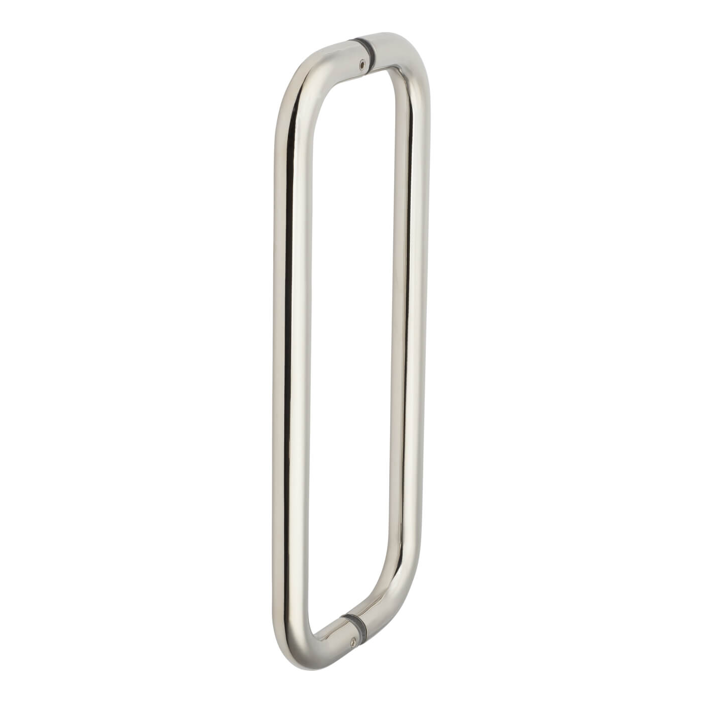 Polished Stainless Steel 19mm D-Bar Door Pull Handles - Back to Back - 305mm Centres - view 2
