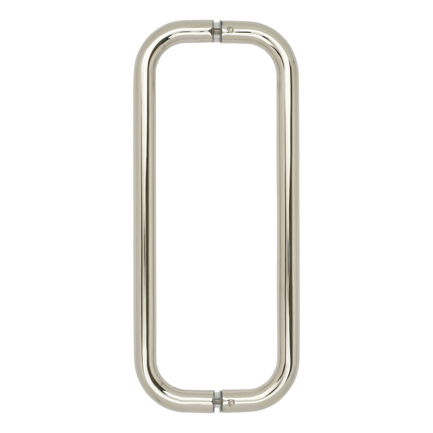 Polished Stainless Steel 19mm D-Bar Door Pull Handles - Back to Back - 305mm Centres - view 3