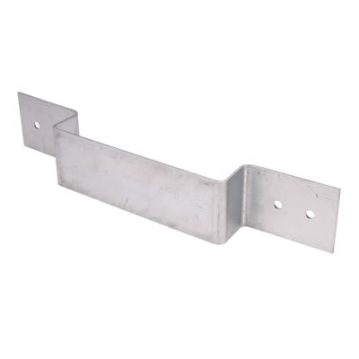 Fence Panel Security Bracket - 233 x 40mm - Galvanised - Pack of 10 - view 2