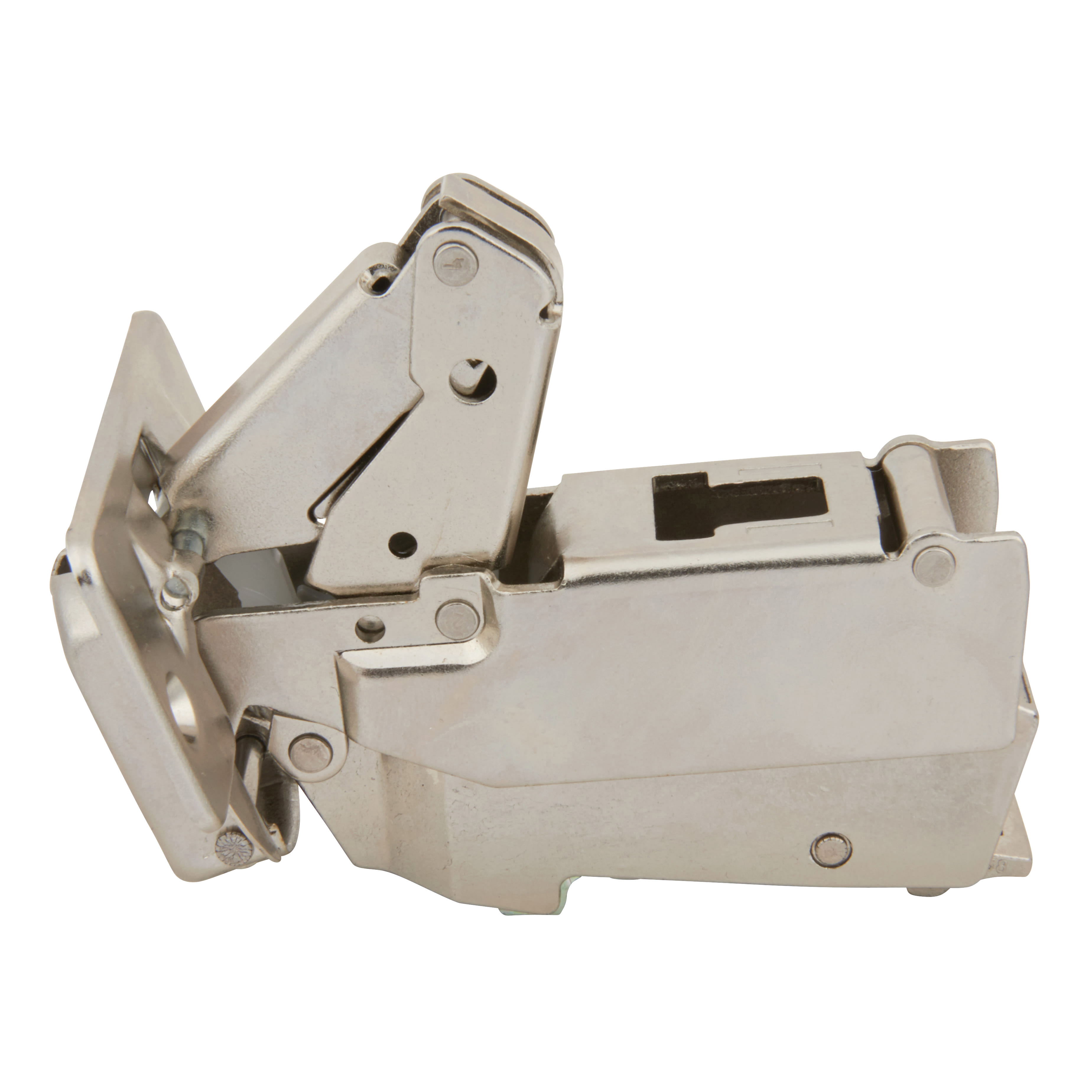 CLIP Top Wide Angle Cabinet Hinge - 170° - Sprung - Half Overlay - Zinc Plated - Pair - view 3