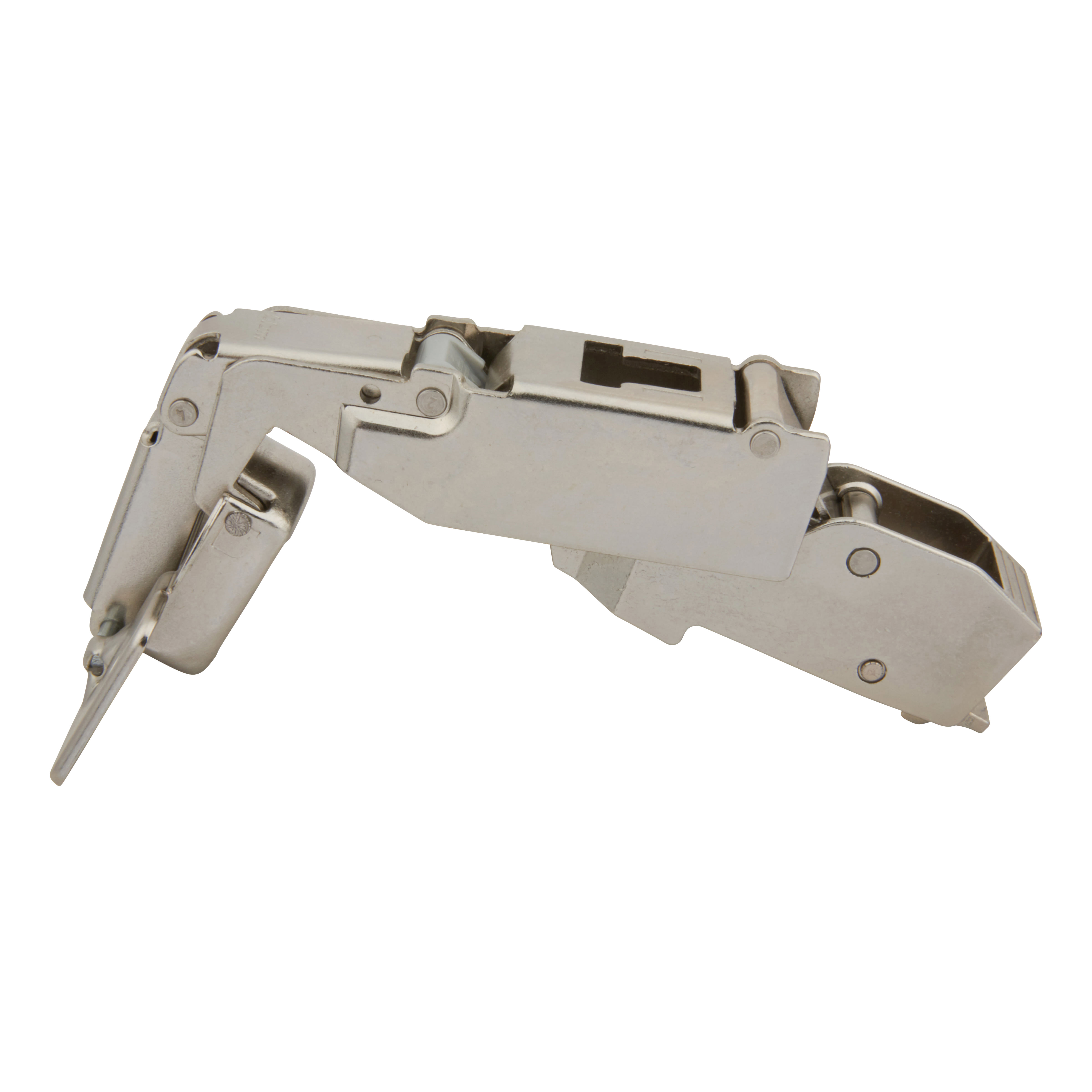 CLIP Top Wide Angle Cabinet Hinge - 170° - Sprung - Half Overlay - Zinc Plated - Pair - view 4