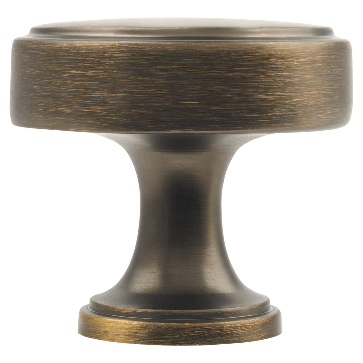 Crofts & Assinder Calgary Round Cabinet Knob - 40mm Diameter - American Bronze - view 2
