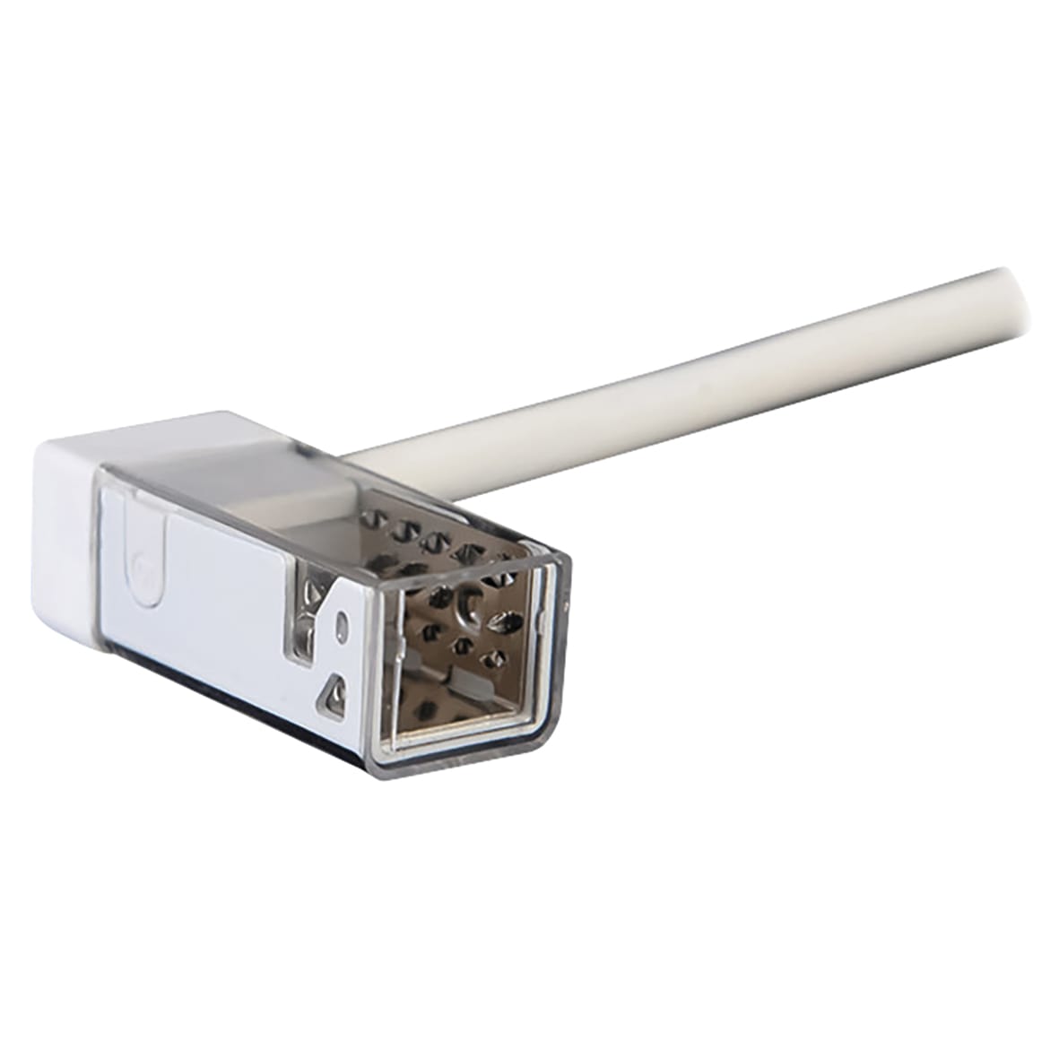 LED Soldering Free Left End Outlet Connector for 12 x 17mm Top Bend Neon Strip Light - view 3