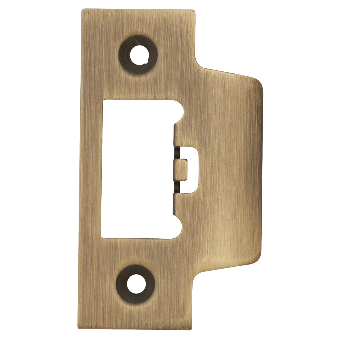 Heavy Duty Bolt Through Flat Latch - 79mm Case - 57mm Backset - Square - Antique Brass - view 2