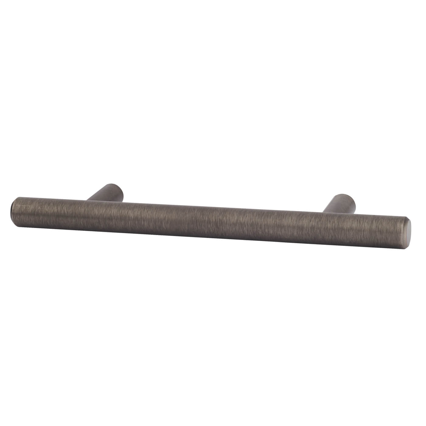 12mm T-Bar Cabinet Pull Handle - 96mm Centres - Brushed Pewter Effect - view 2
