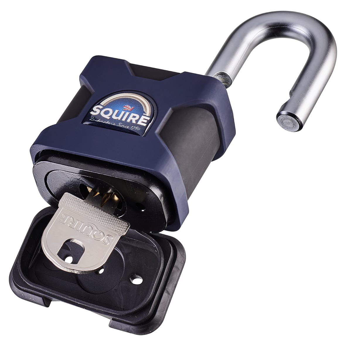 SS50P5 High Security Padlock - 50mm Body - 26 x 22mm Shackle - Keyed to Differ - Blue - view 5
