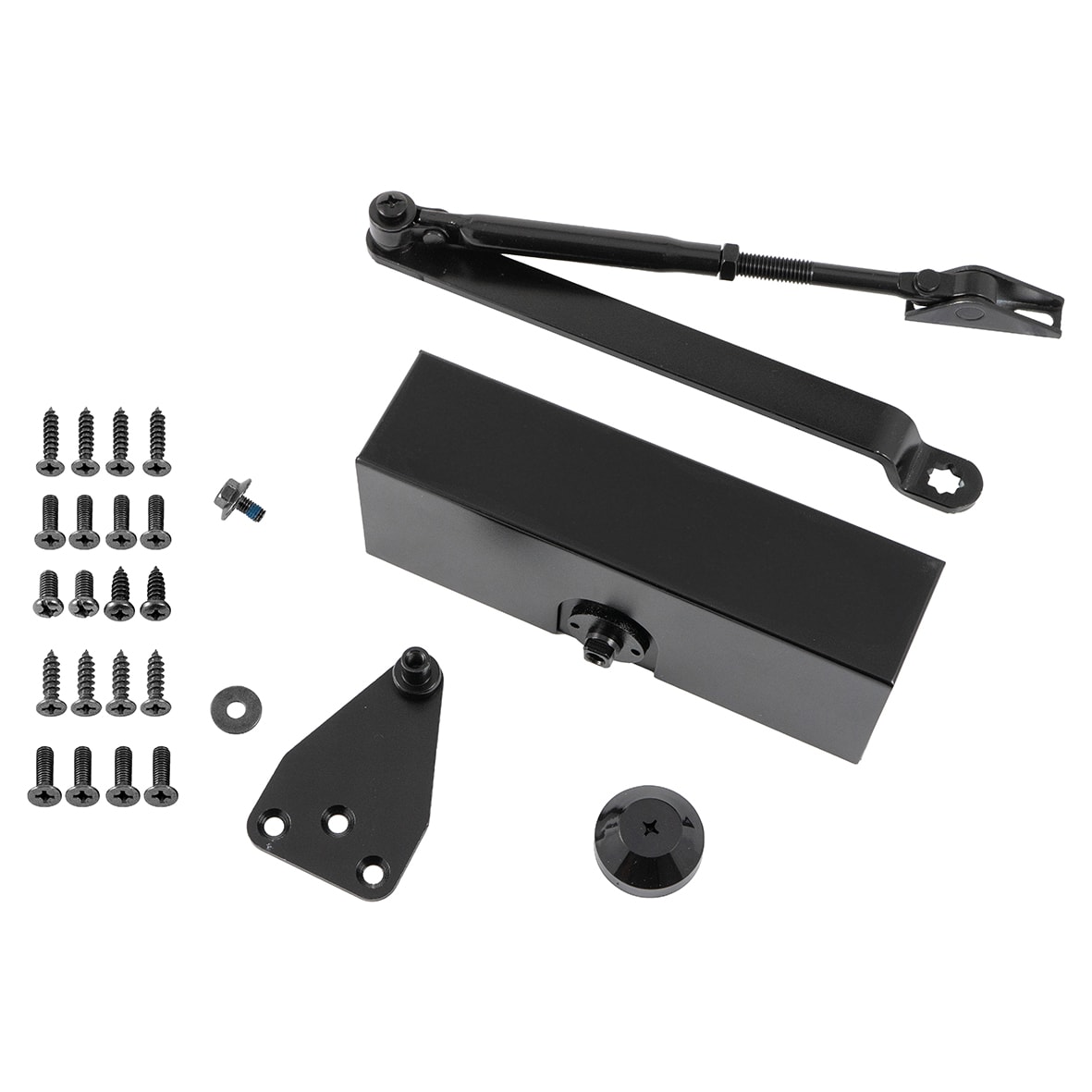 73 Series Overhead Fire Door Closer - Power Size 3 - Push/Pull Mounting - Black - view 2