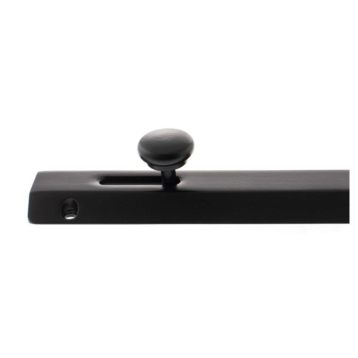 French Door Bolt/Flat Section Bolt - 150 x 35mm - Matt Black - view 4