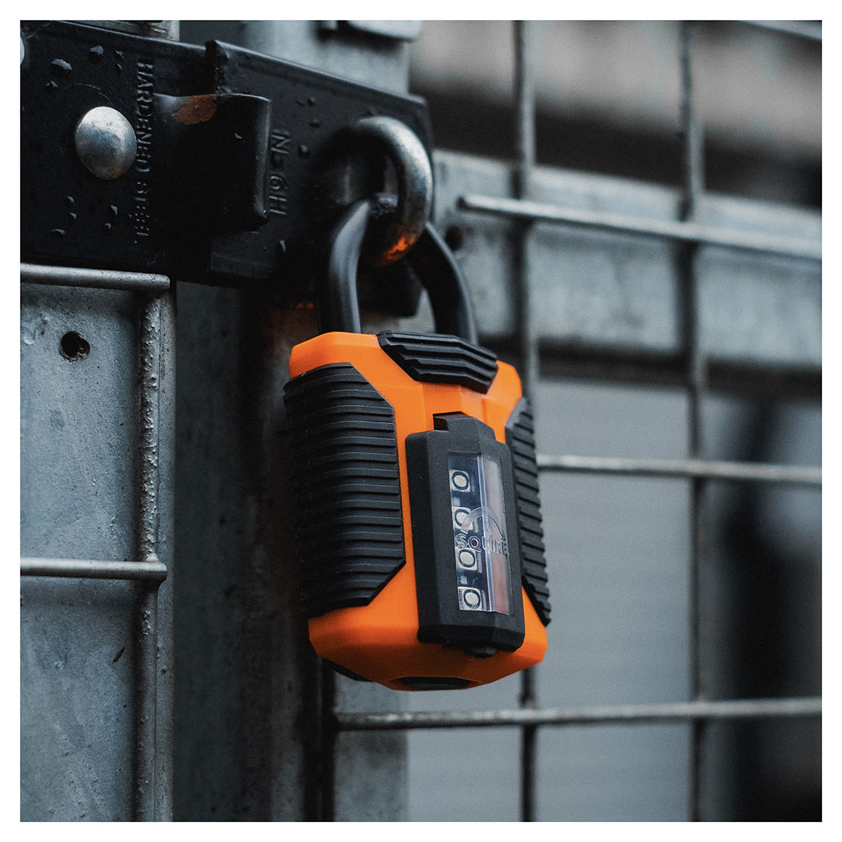 All Weather Combination Padlock - 50mm Body - 23 x 22mm Shackle - Orange - view 7