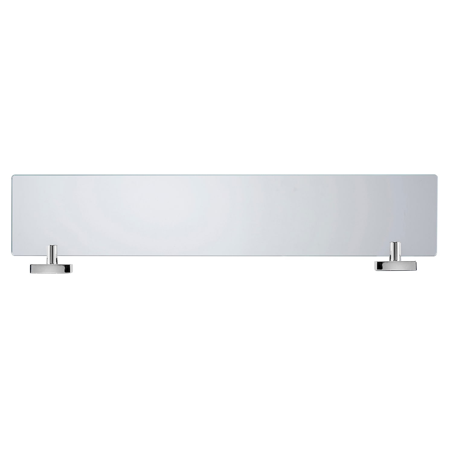 Chester Glass Shelf - 590 x 132.5mm - Polished Chrome - view 7