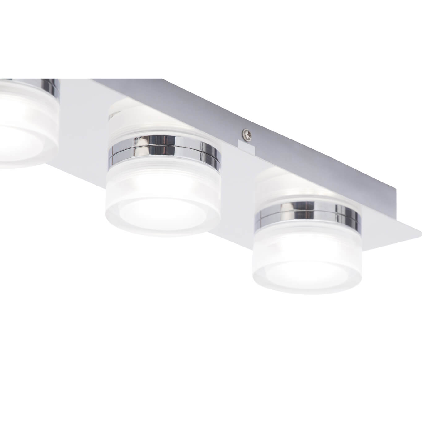 Forum Spa Amalfi 28W 4 Light Flush LED Bathroom Ceiling Light Bar - IP44 - 4000K Cool White - Chrome - view 4