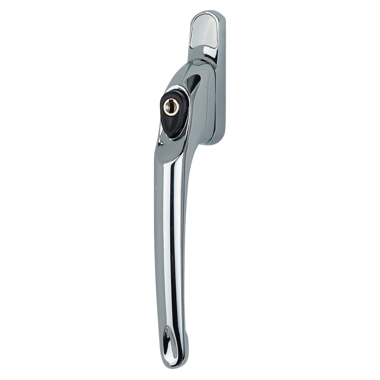 uPVC Maxim Espagnolette Locking Multipoint Multi-Spindle Window Handle - L-Hand - Pol Chrome - view 3