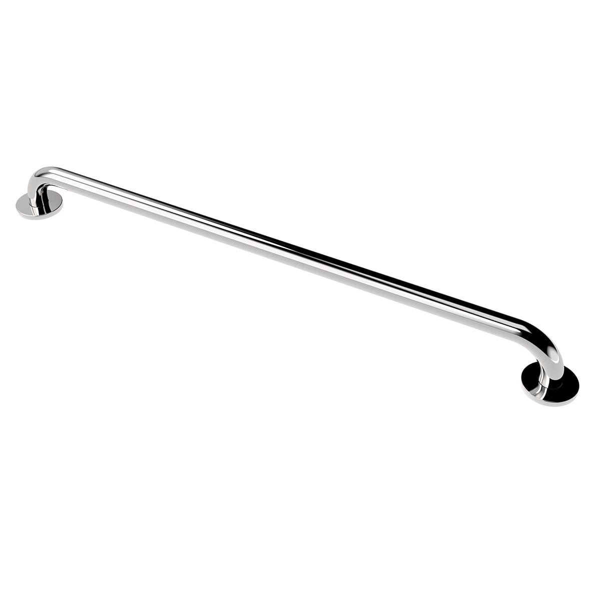 32mm Stainless Steel Grab Rail - 900mm Length - Polished Stainless Steel - view 3