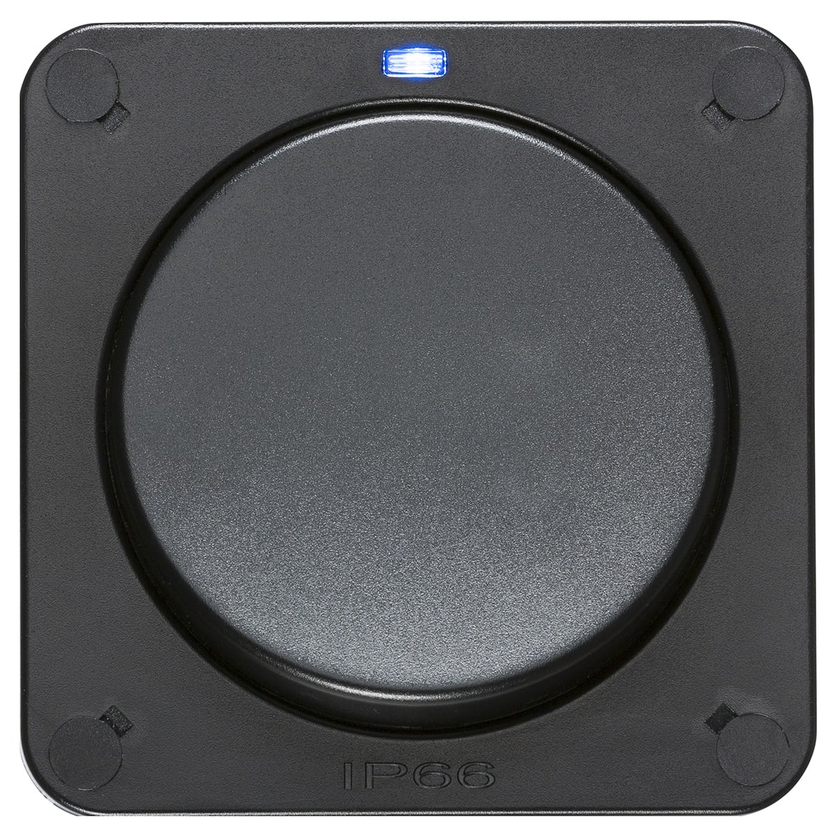 20AX 1 Gang 2 Way Outdoor Weatherproof Switch with LED - Black - view 4