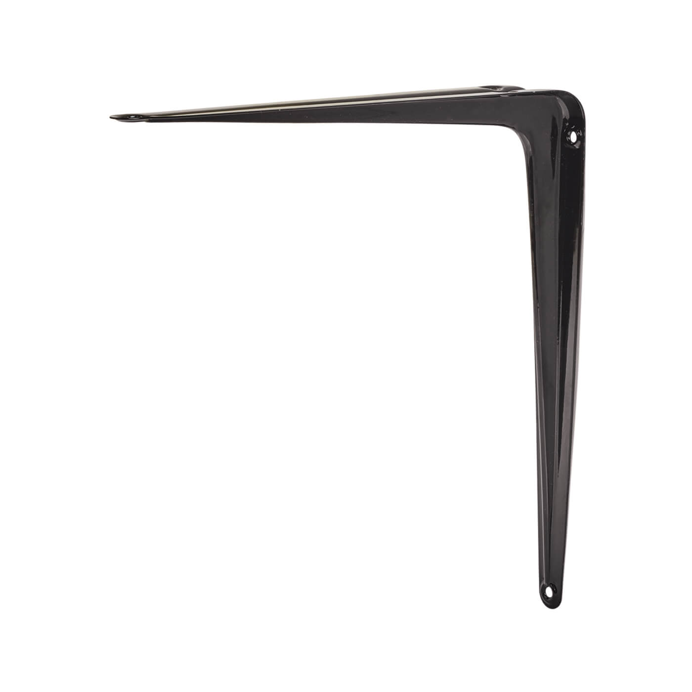 London Pattern Shelf Bracket - 250 x 200mm - Black - view 2