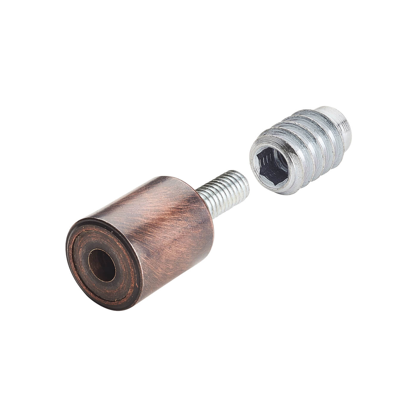 Bramah Rola Wooden Sash Window Stop - 19mm - Bronze - 2 Body + 4 Inserts - view 2