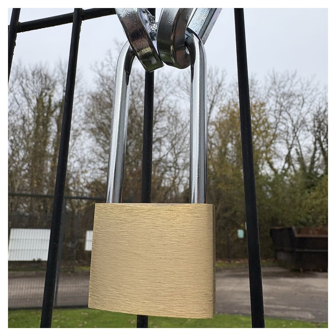 Watchman by Squire Long Shackle Padlock - 40mm Body - 43 x 23mm Shackle - Keyed Alike Key 1 - Brass - view 5