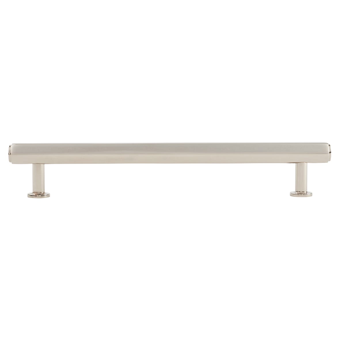 Vesper Hex 14mm T-Bar Cabinet Pull Handle - 160mm Centres - Polished Nickel - view 2