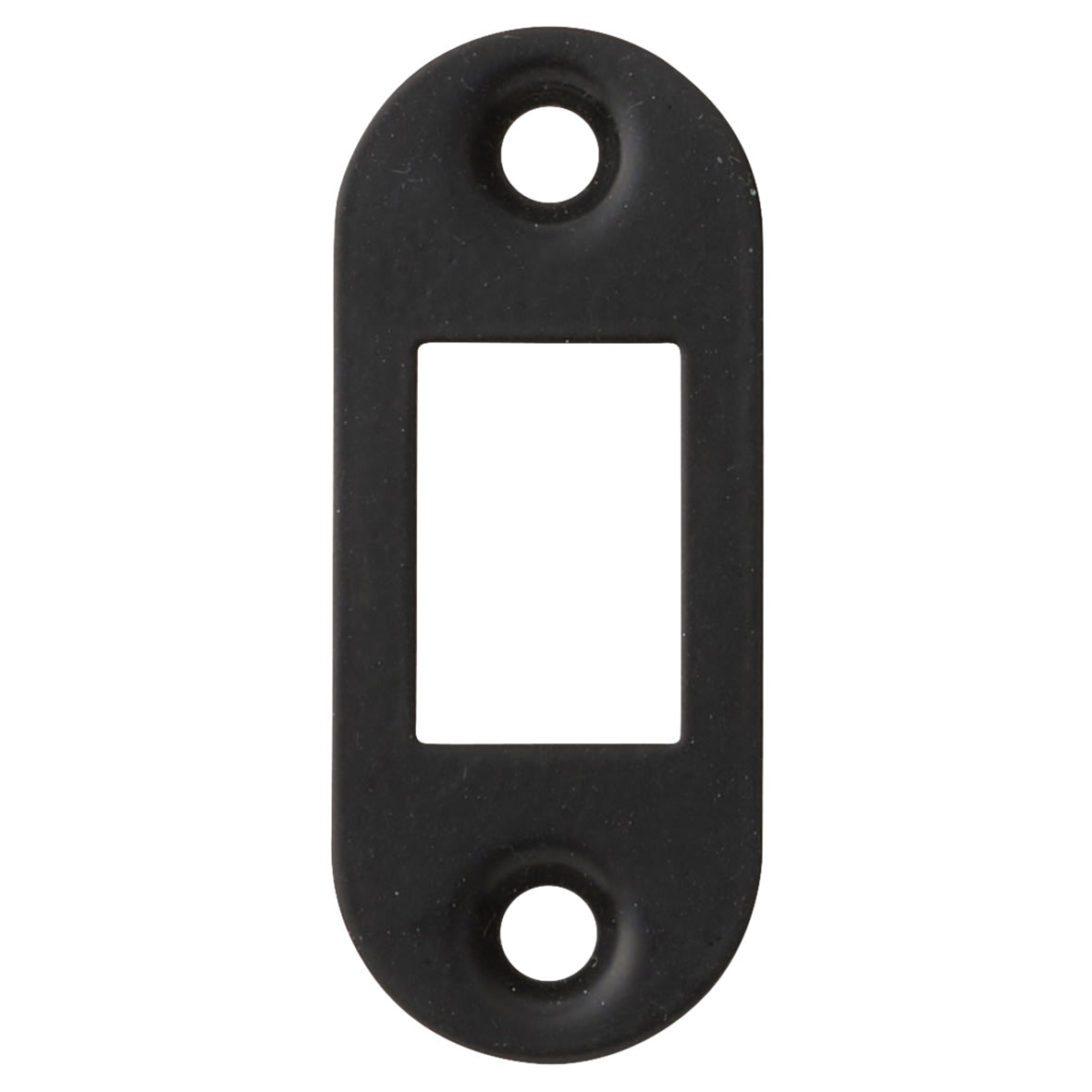 8mm Bolt Through Tubular Bathroom Deadbolt - 76mm Case - 57mm Backset - Radius - Matt Black - view 2