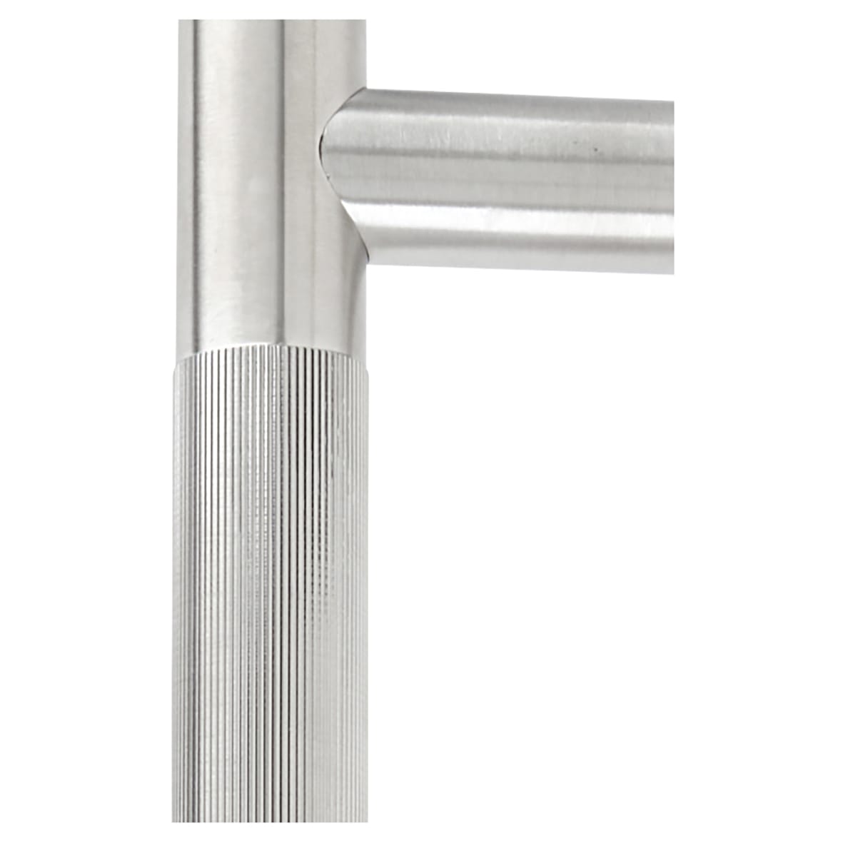 Satin Stainless Steel 23mm Lines T-Bar Pull Handle - 450mm Centres - view 2