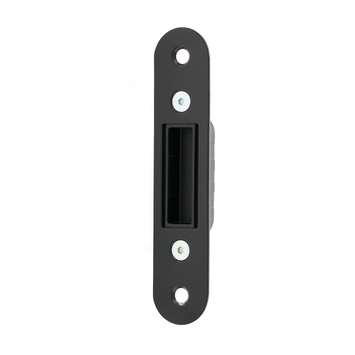 Polaris Bolt Through Magnetic Bathroom Lock - 132mm Case - 60mm Backset - Matt Black - view 2