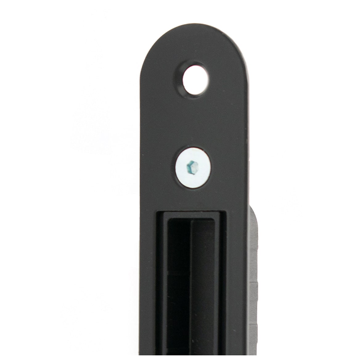 Polaris Bolt Through Magnetic Bathroom Lock - 132mm Case - 60mm Backset - Matt Black - view 5