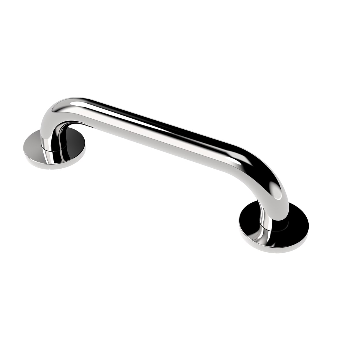 32mm Stainless Steel Grab Rail - 300mm Length - Polished Stainless Steel - view 3
