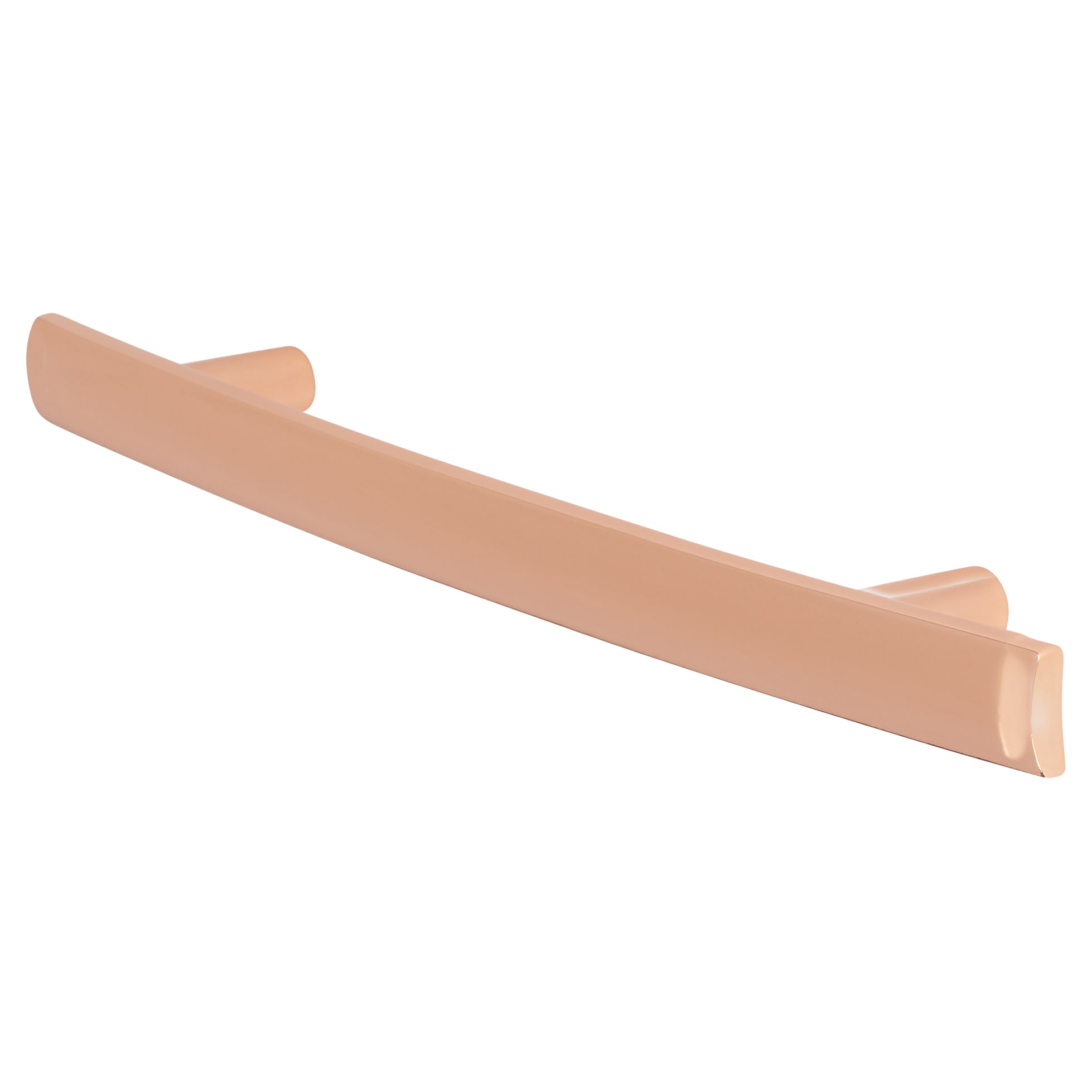 14mm Curved T-Bar Cabinet Pull Handle - 76mm Centres - Bright Copper - view 4
