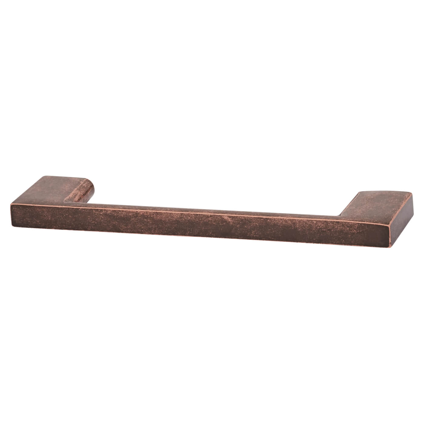 9mm Slim D-Bar Cabinet Pull Handle - 96mm Centres - Antique Copper - view 2
