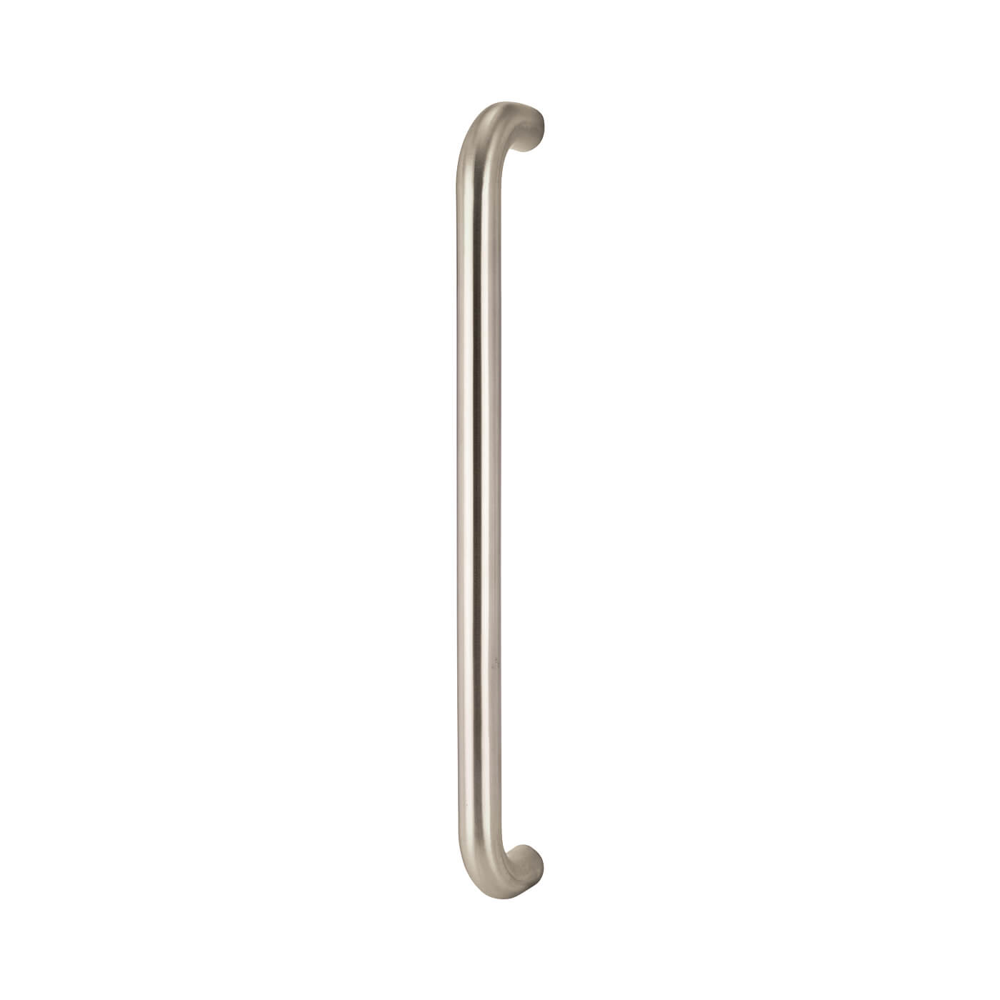 316 Satin Stainless Steel 25mm D-Bar Door Pull Handle - Bolt Fix - 450mm Centres - view 2