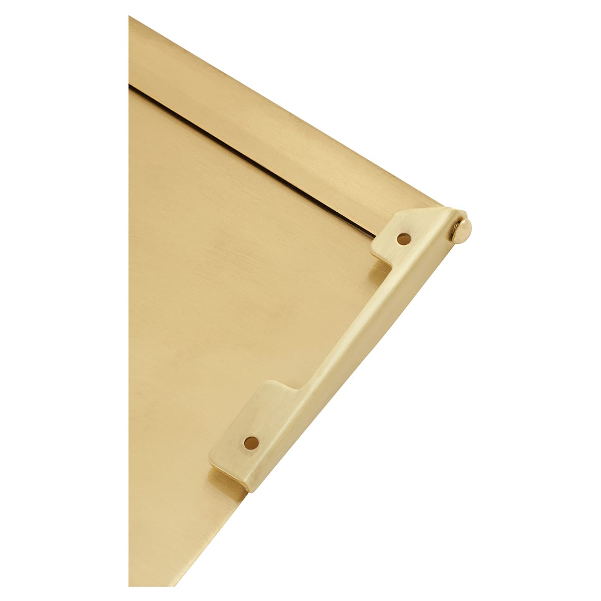Letter Tidy - 355 x 125mm - Satin Brass - view 2